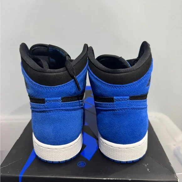 Nike Air Jordan 1 Retro High OG Royal Blue and Black Sneakers